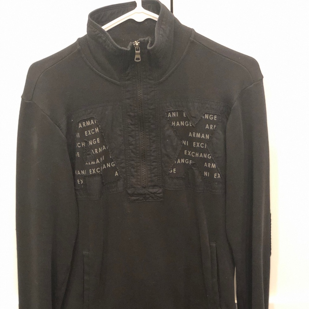 Armani Exchange half zip pullover sweatshirt